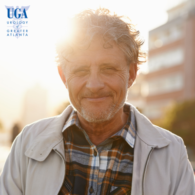 A happy man living a normal life with a urinary catheter in Atlanta, Georgia.